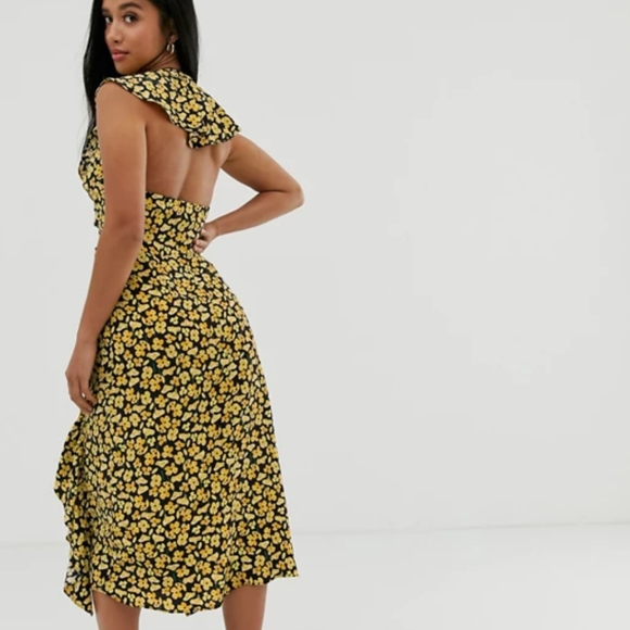 Floral Yellow Dress - Picture 2 of 5